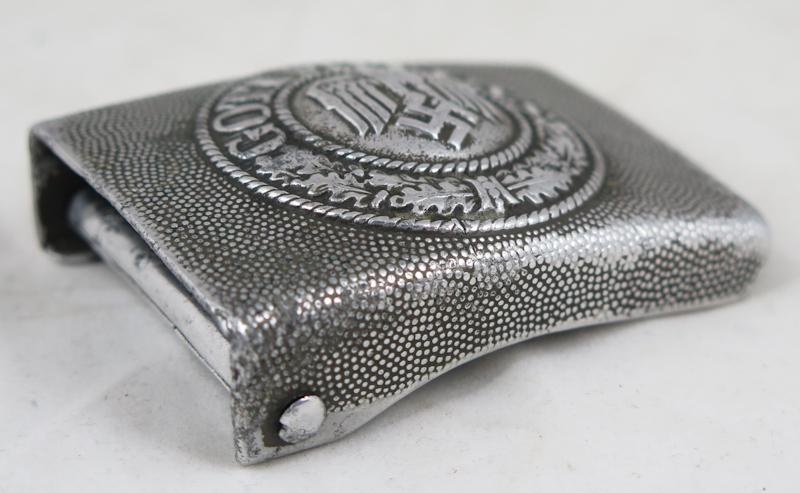 WW2 German Wehrmacht army aluminium combat belt buckle
