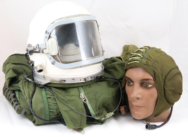 Cold-war Soviet flyers VKK-6M flight suit with helmet GSh-6a