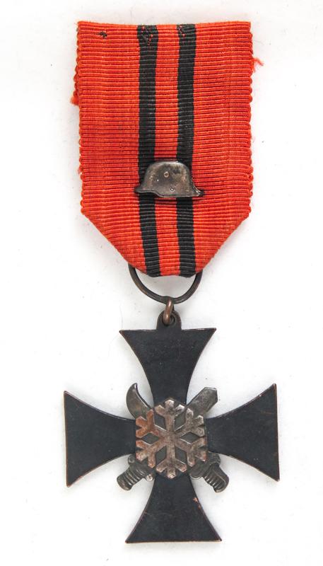 WW2 Finnish 1939-40 Winterwar campaign cross -  Keski-Kannas 1st division