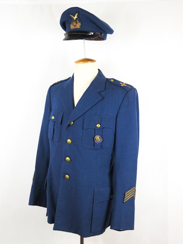 Post-war Finnish Air force 1950s Staff-sergeant M/51 uniform