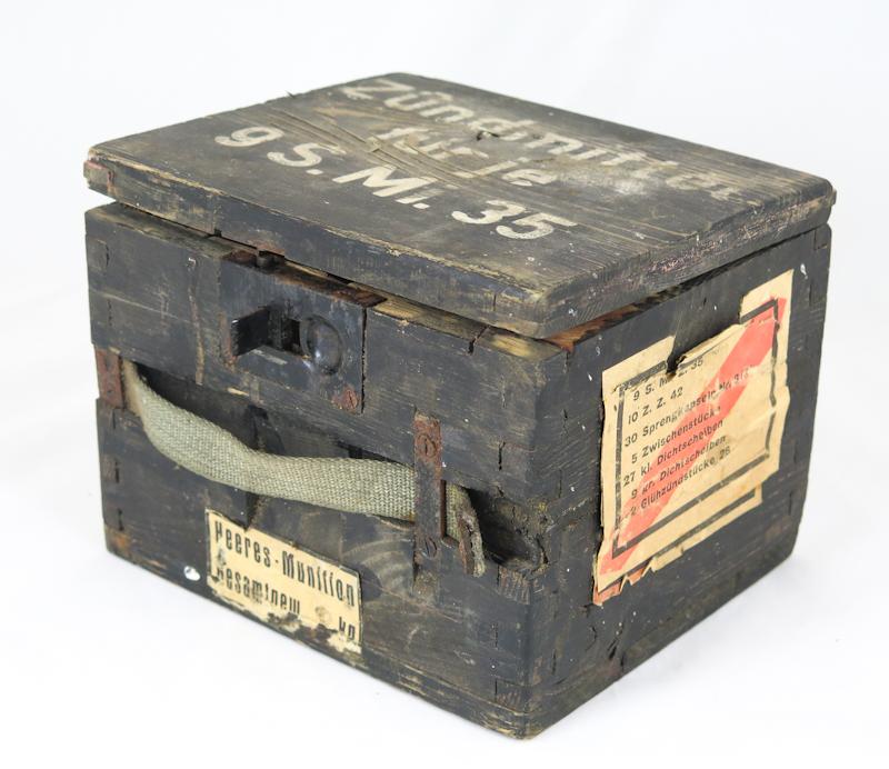 WW2 German Wehrmact S-mine equipment box