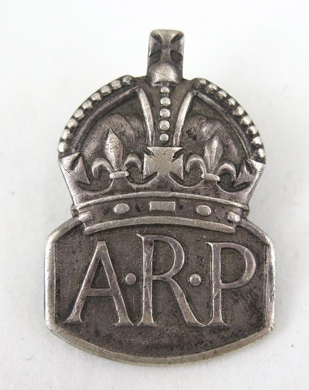 WW2 British Air Raid Personnel ARP badge