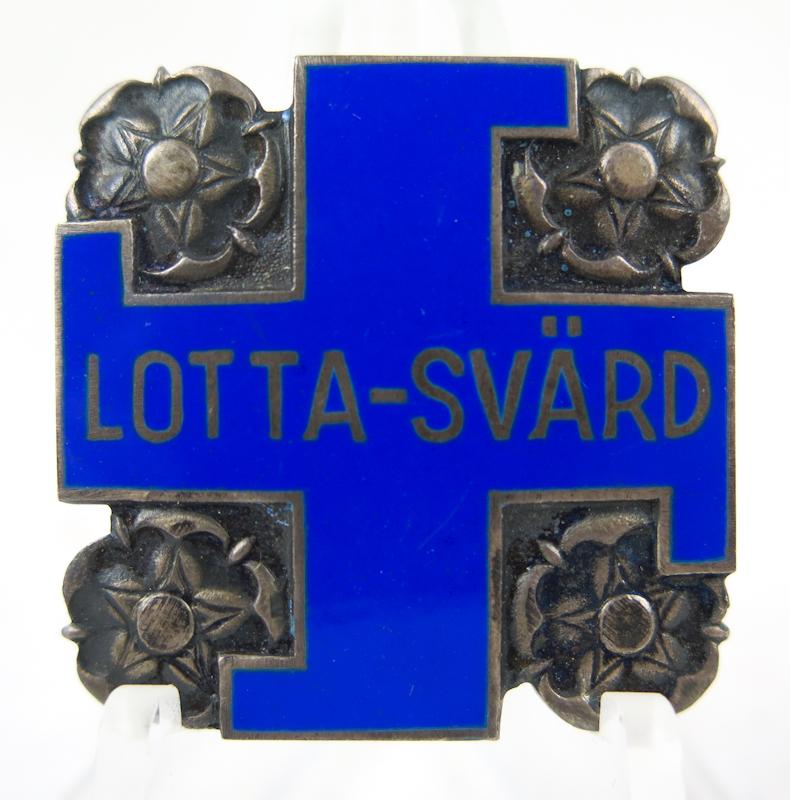 Pre-war Finnish Lotta Svärd membership brooch -  1939
