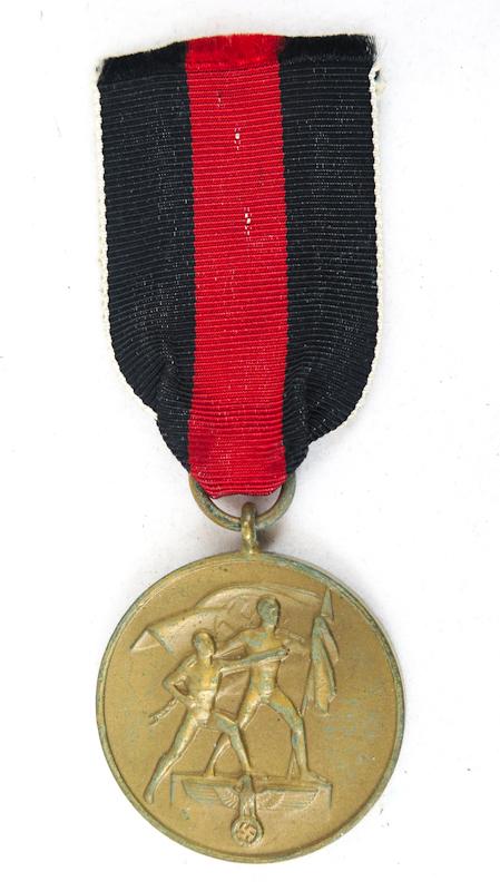 WW2 German Czech 1938 occupation campaign medal