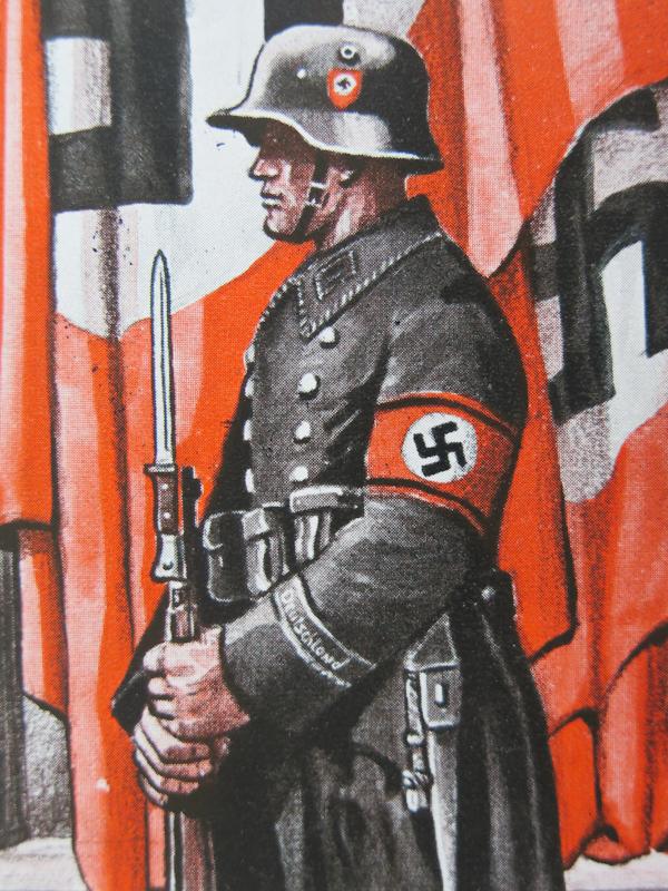 1930s Third reich post card - 1923 commemoration day 1937