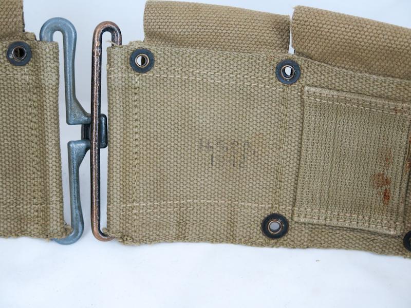 WW2 US army M1923 cartridge belt - 1942