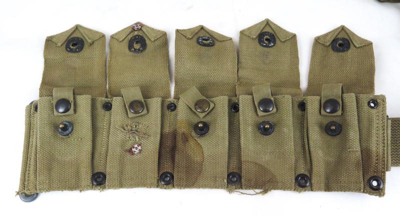 WW2 US army M1923 cartridge belt - 1942