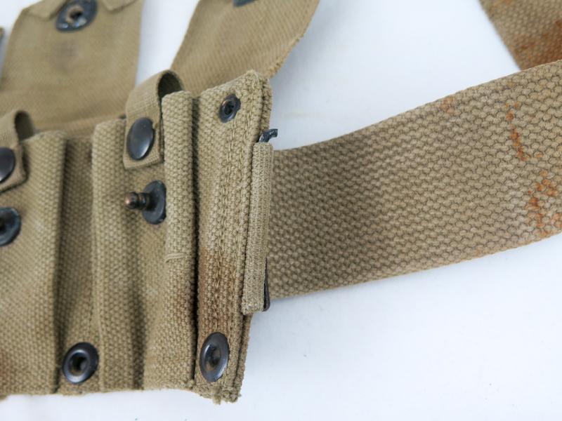WW2 US army M1923 cartridge belt - 1942