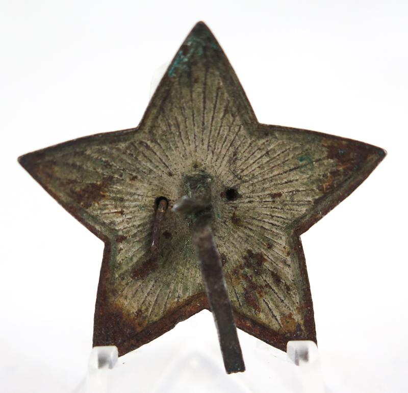 WW2 Finnish war booty - Soviet Militia cap star