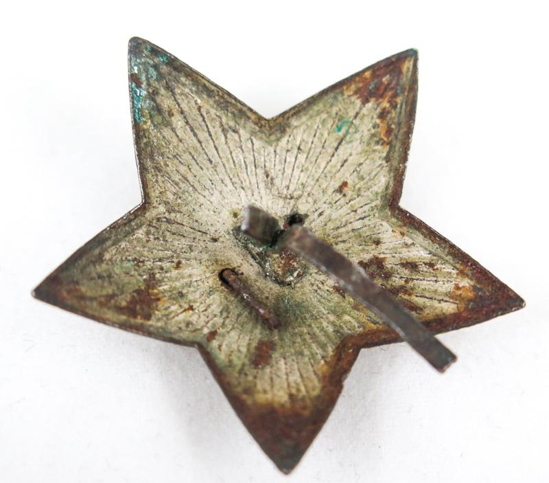 WW2 Finnish war booty - Soviet Militia cap star