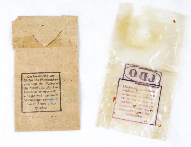 WW2 German LDO envelopes - paper and cellophane