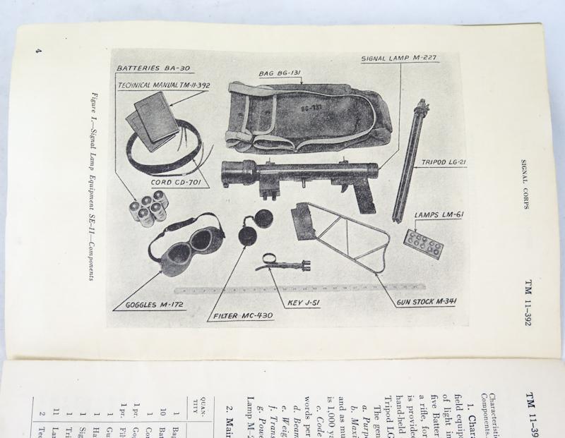 WW2 US army Signal lamp M-227