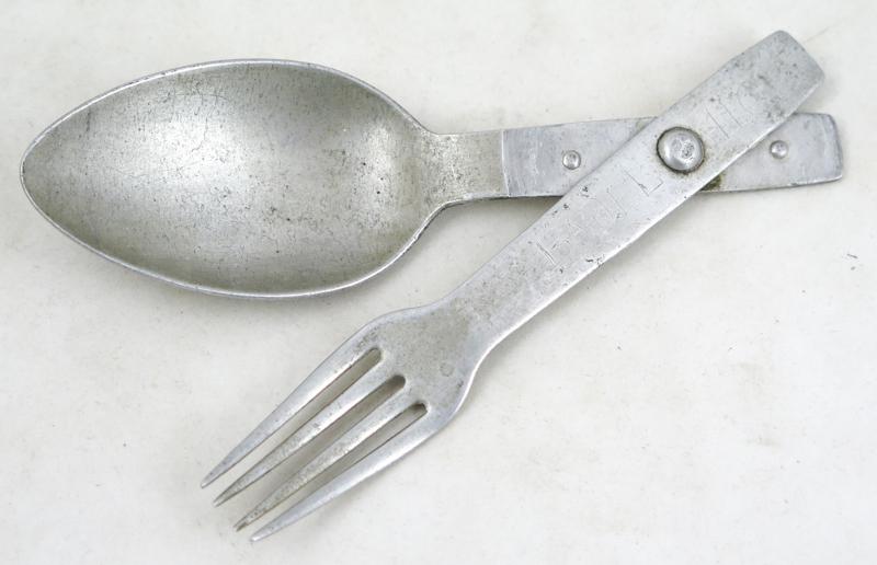 WW2 German Wehrmacht/Waffen-SS fork-spoon eating utensil - LGK&F 39