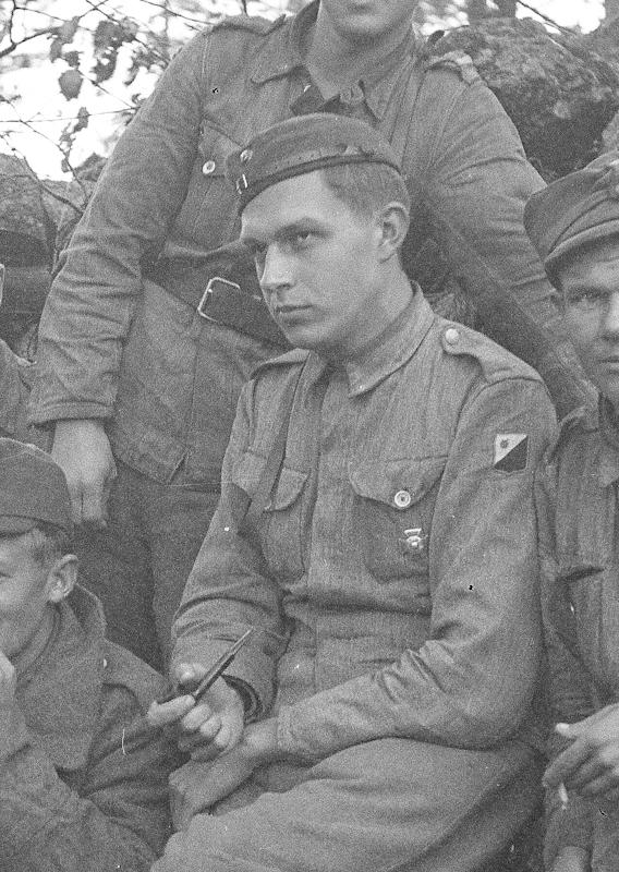 WW2 Finnish army Field artillery 2nd lieutenant M36 summer blouse - 22nd Heavy artillery batallion