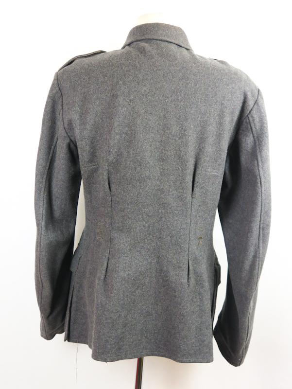 WW2 Finnish army signal staff-sergeant M/36 field jacket - 11.division signal unit patch