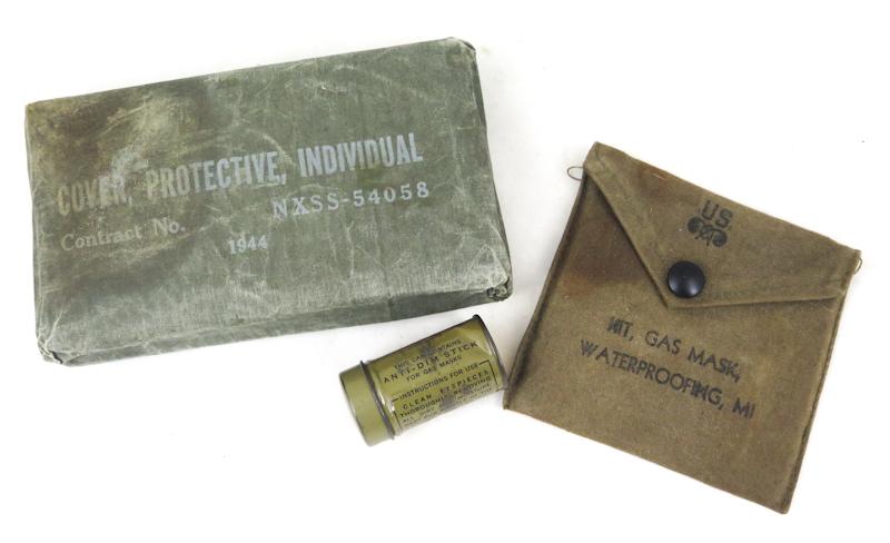 WW2 US Gas protection related items