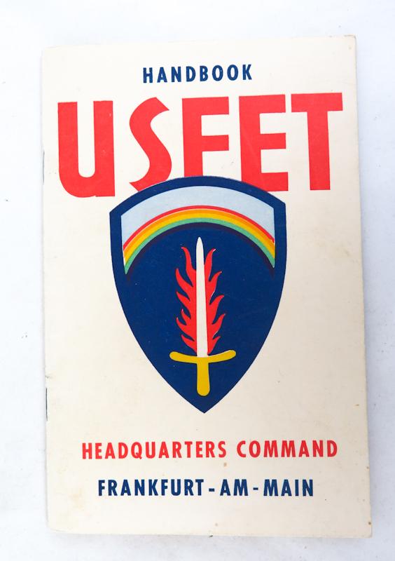 WW2 US Army USFET handbook Frankfurt am Main facilities - 1945