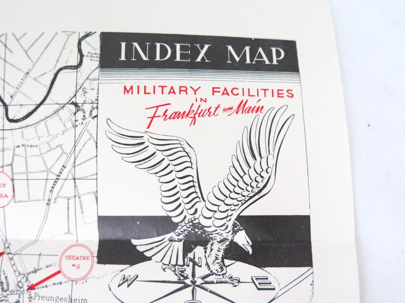 WW2 US Army USFET handbook Frankfurt am Main facilities - 1945