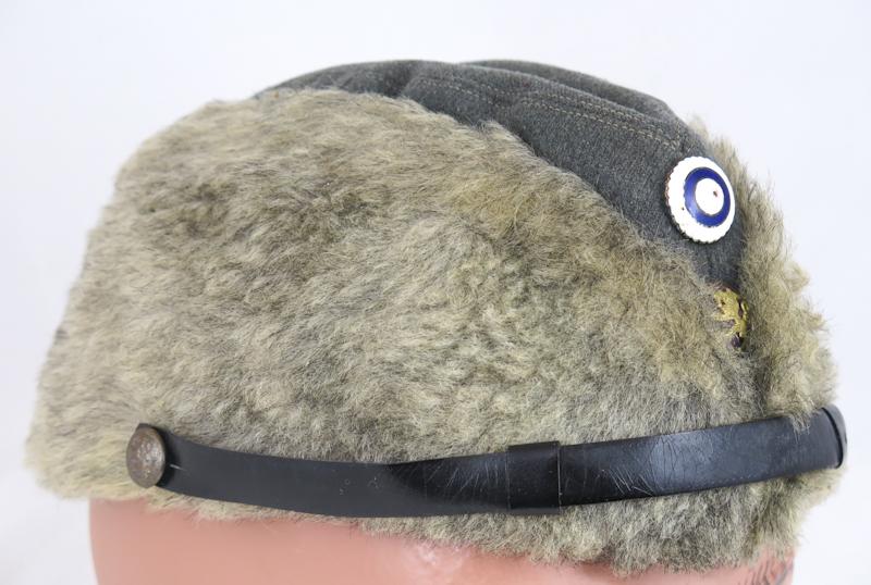 WW2 Finnish army officers M/1922 fur cap - Cavalry/Artillery