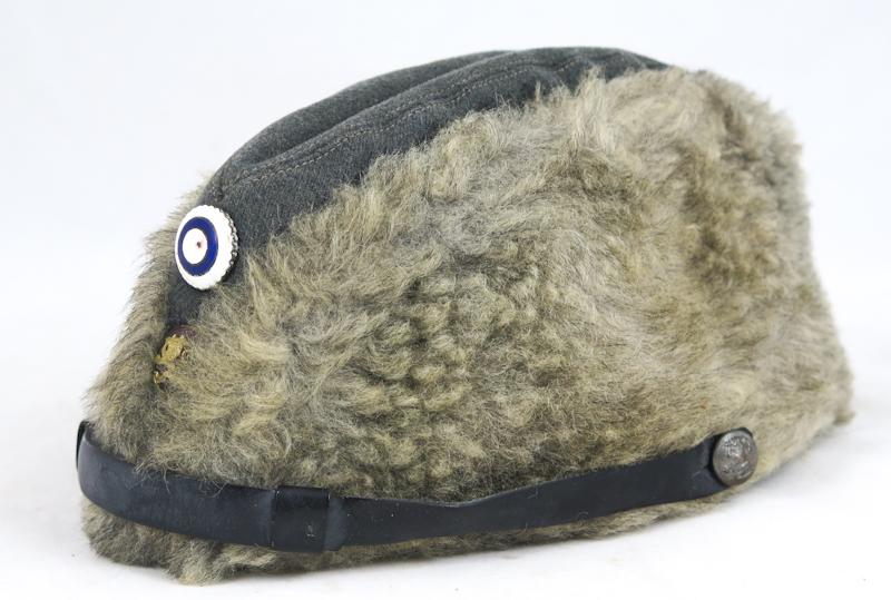 WW2 Finnish army officers M/1922 fur cap - Cavalry/Artillery