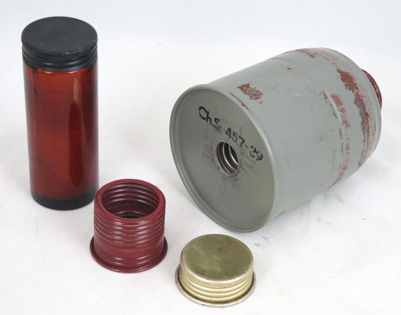 WW2 Finnish army Czech gas mask model F - Chema