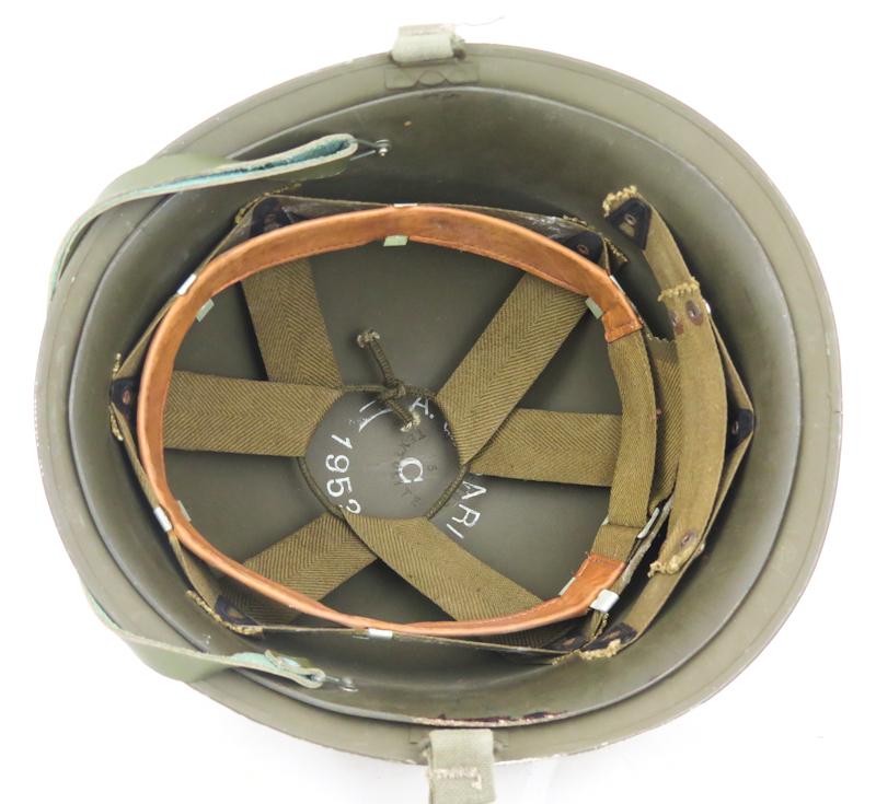 Cold war French M51 OTAN steel helmet - 1952/53