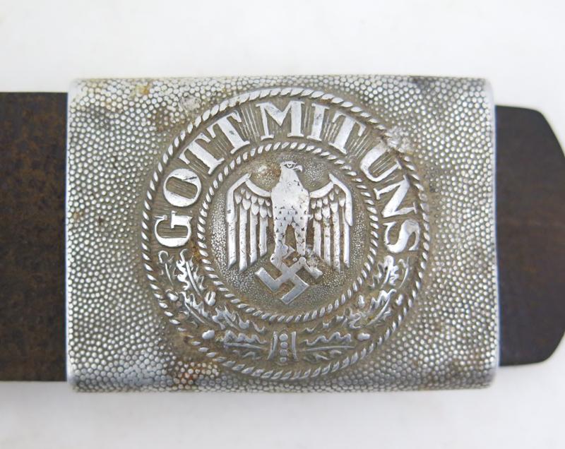 WW2 German Wehrmacht army combat belt and buckle