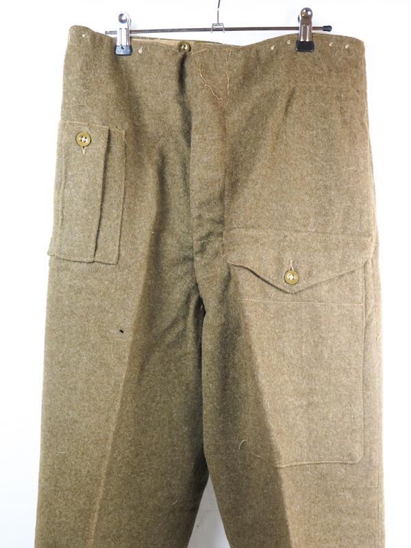 WW2 British army P40 austerity pattern trousers