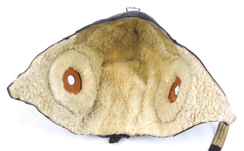 WW2 Finnish airforce flight helmet Lp/T Friitala - post-war used electronics missing