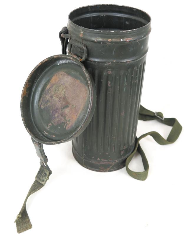 WW2 German Wehrmacht/Waffen-SS gas mask GM38 set