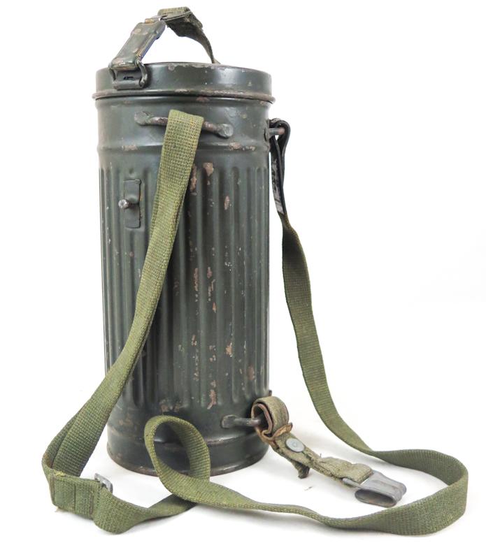 WW2 German Wehrmacht/Waffen-SS gas mask GM38 set