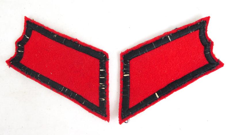 WW2 Finnish army artillery EM collartabs