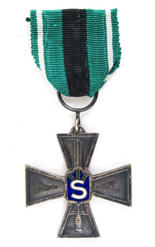 Finnish Civil guards iron cross of merit 1st type