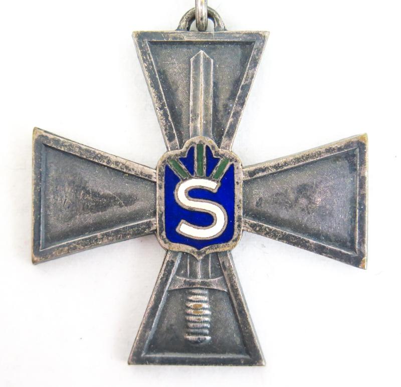 Finnish Civil guards iron cross of merit 1st type