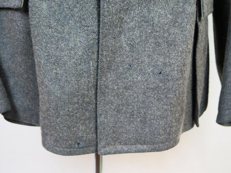 WW2 Finnish army infantry officers M36 field jacket with belt - late war pattern 1944