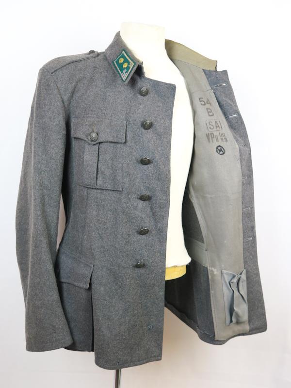 WW2 Finnish army infantry officers M36 field jacket with belt - late war pattern 1944