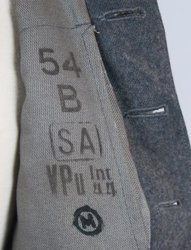 WW2 Finnish army infantry officers M36 field jacket with belt - late war pattern 1944