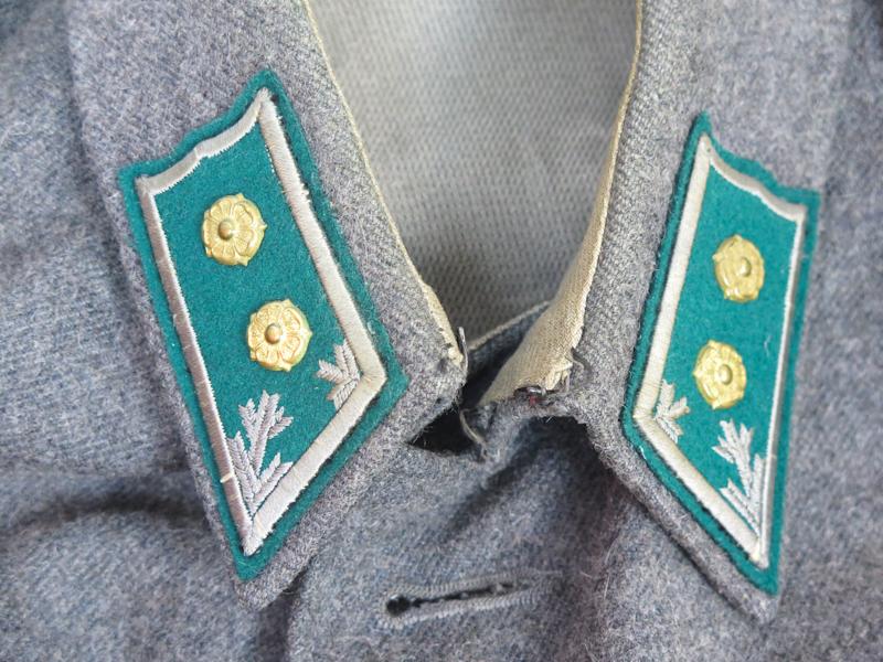 WW2 Finnish army infantry officers M36 field jacket with belt - late war pattern 1944