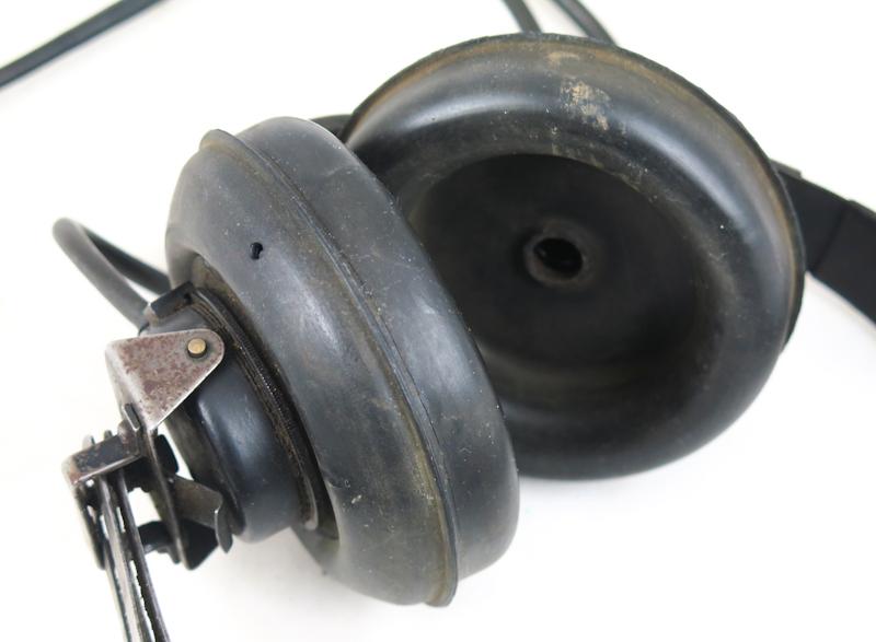 WW2 German Dfh.b head-phones - Panzer