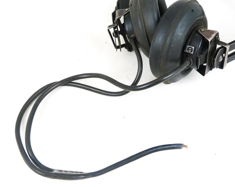 WW2 German Dfh.b head-phones - Panzer
