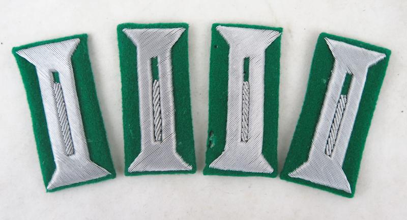 WW2 German Wehrmacht Gebirgsjäger NCO Waffenrock sleeve tabs - private purchase