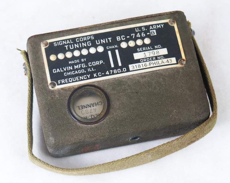 WW2 US Signal corps tuning unit BG -746 -B