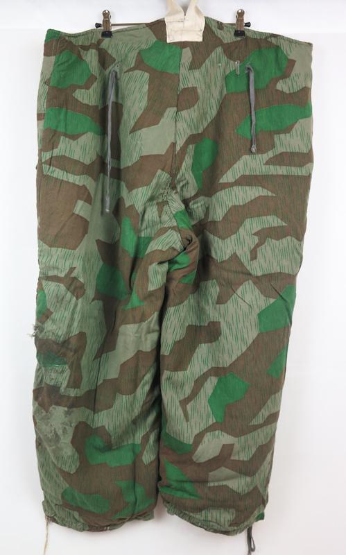WW2 German Wehrmacht Splittertarn reversible winter trousers - 1st pattern