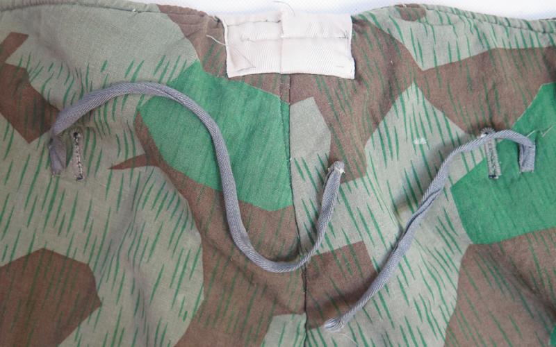 WW2 German Wehrmacht Splittertarn reversible winter trousers - 1st pattern