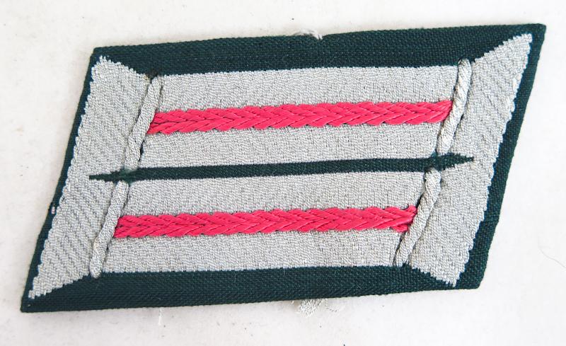 WW2 German Wehrmacht Panzer officers Collartabs M44 Bevo-type