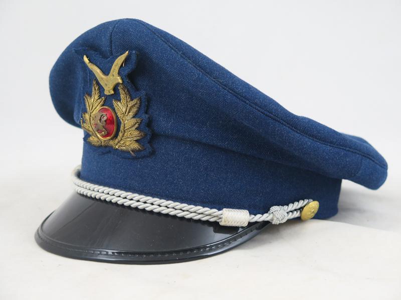 Post-war Finnish air force officers M/49 visor cap