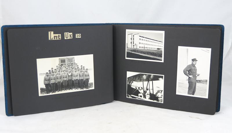 Post-war Finnish air force flight reserve officer course photo album