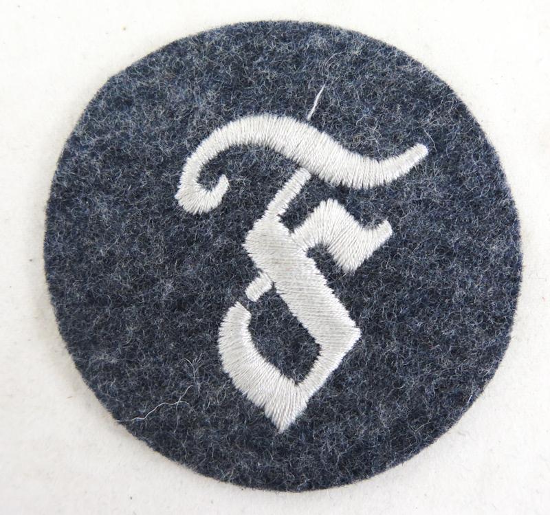 WW2 German Luftwaffe ordnance personnel Feuerwerker trade patch