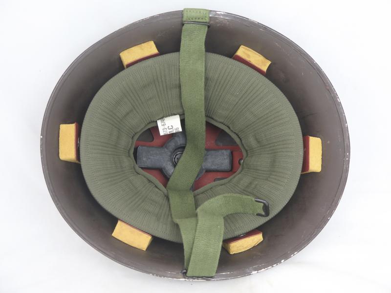 Cold-war British army Mk4/5 steel helmet