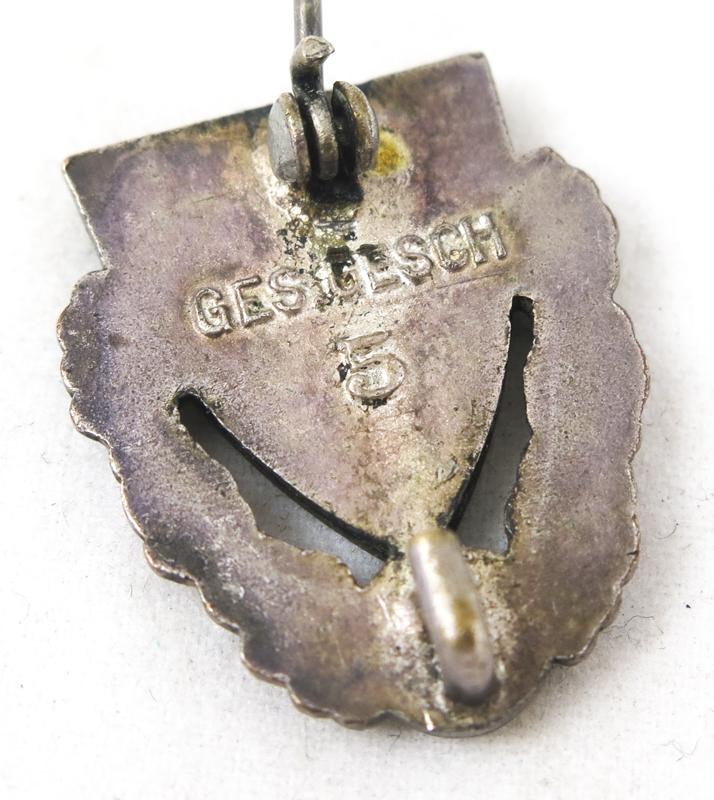WW2 German NSRKB 40 years membership badge